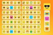 75 Square Emoji Smileys, an Emoji Icon by karnofff (Thumbnail 4 of 5)