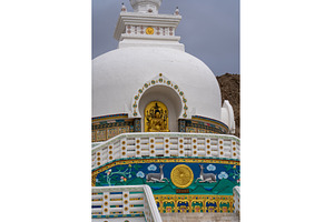 Shanti Stupa in Leh, Ladakh