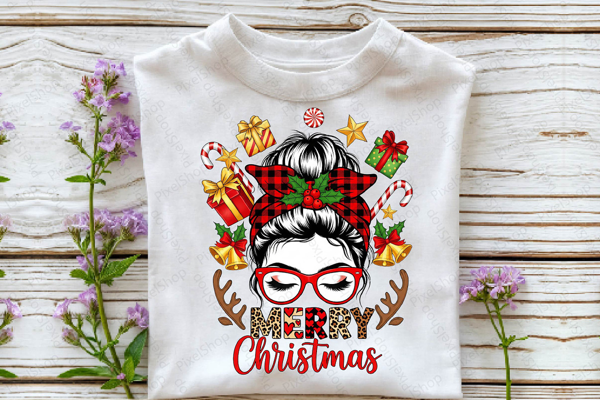 Merry Christmas Png, Sublimation Des, an Illustration by DreamPrint404 (Photo 2 of 8)