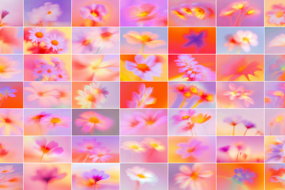 Slow Petal: Floral Blur Backgrounds, a Background Graphic by Anzhelika (Photo 4 of 10)