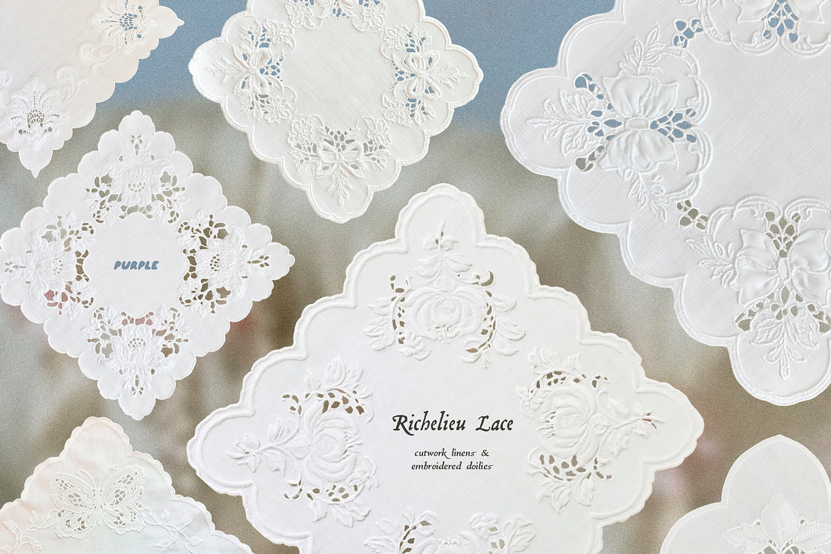 Richelieu Lace Doilies, an Object Graphic by Purple (Photo 6 of 13)