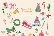 Christmas holiday fun vector graphic, an Object Graphic by Grace Noboa Illustrations (Thumbnail 5 of 6)