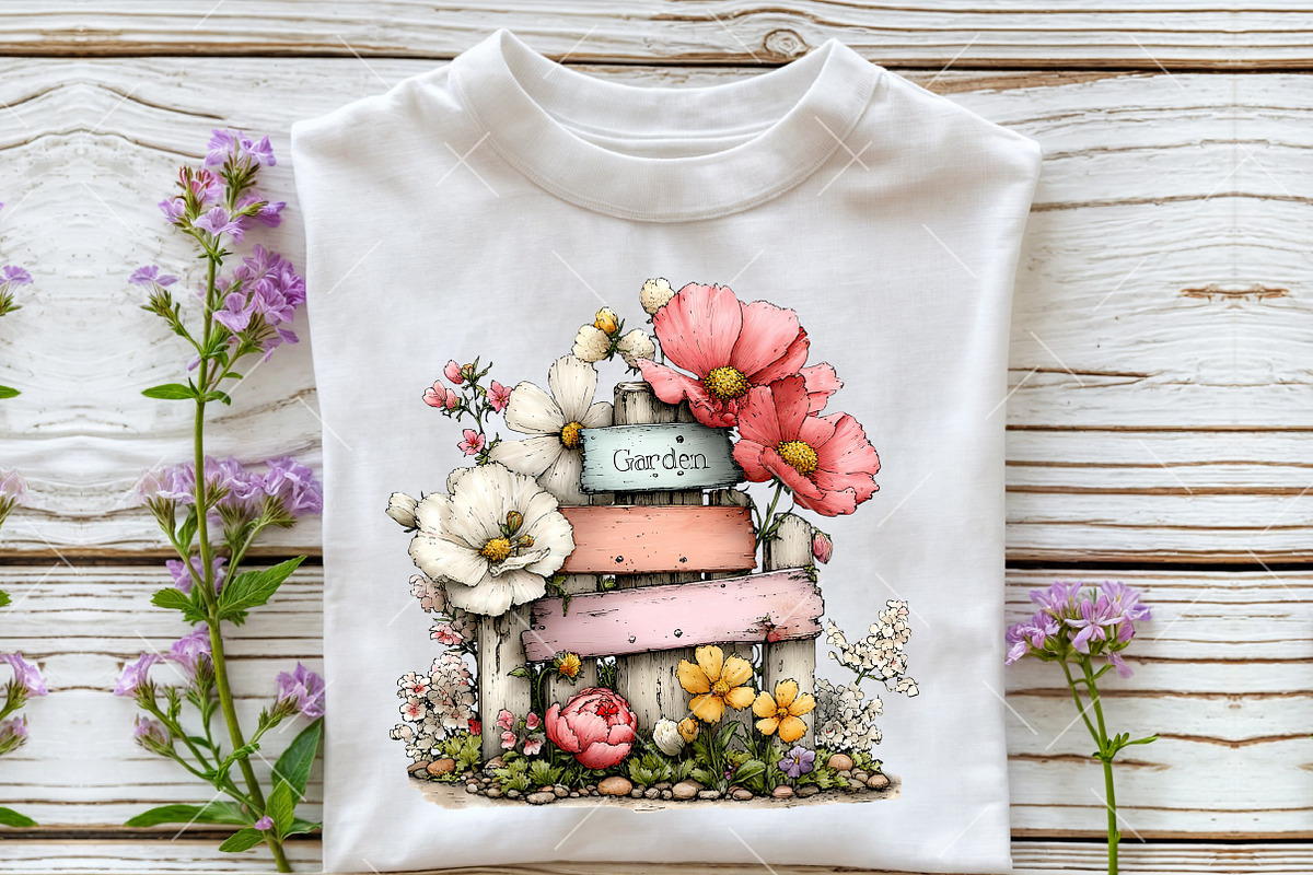 Whimsical Spring Signpost Clipart, an Illustration by OK Design (Photo 6 of 6)