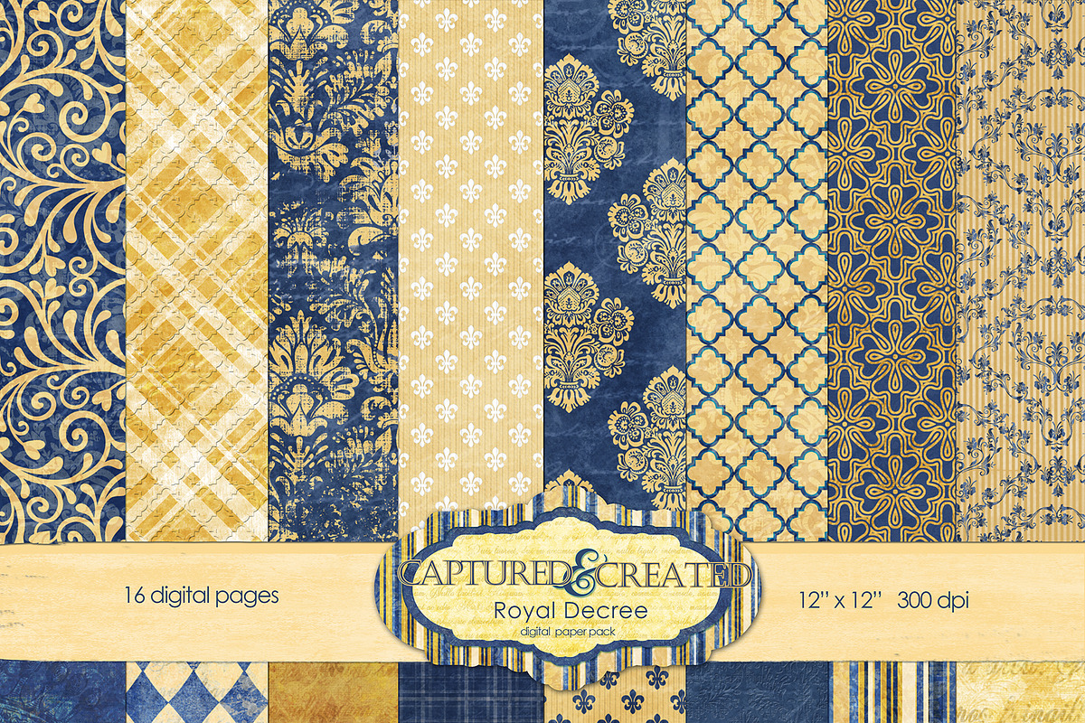Royal Decree:Blue and Gold Digi Pack