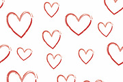 Seamless pattern red hearts, a Pattern Graphic by Viktorijareut (Thumbnail 1 of 5)