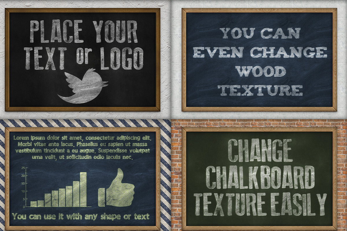 Chalkboard Solution PSD Template, a Mockup by Creative Graphics