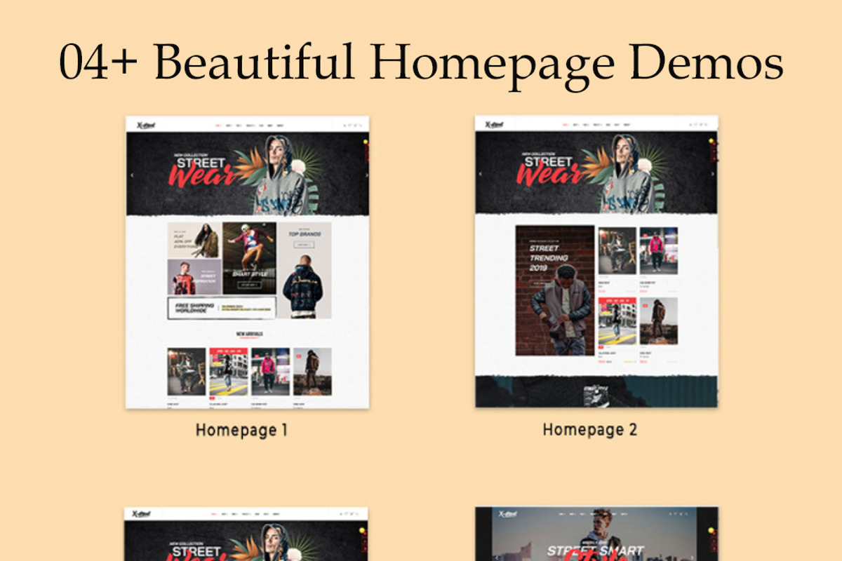 Leo Xstreet - Street Style Fashion, a Bootstrap Template by apollotheme (Photo 2 of 7)