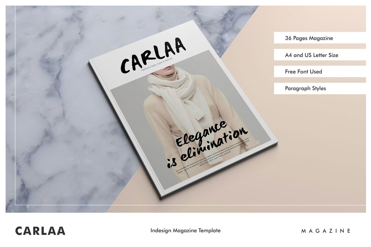Carlaa Magazine, a Magazine Template by Kingtown (Photo 1 of 10)