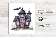 Kawaii Baby Halloween Clipart Bundle, an Illustration by Canvas Craft (Thumbnail 8 of 8)
