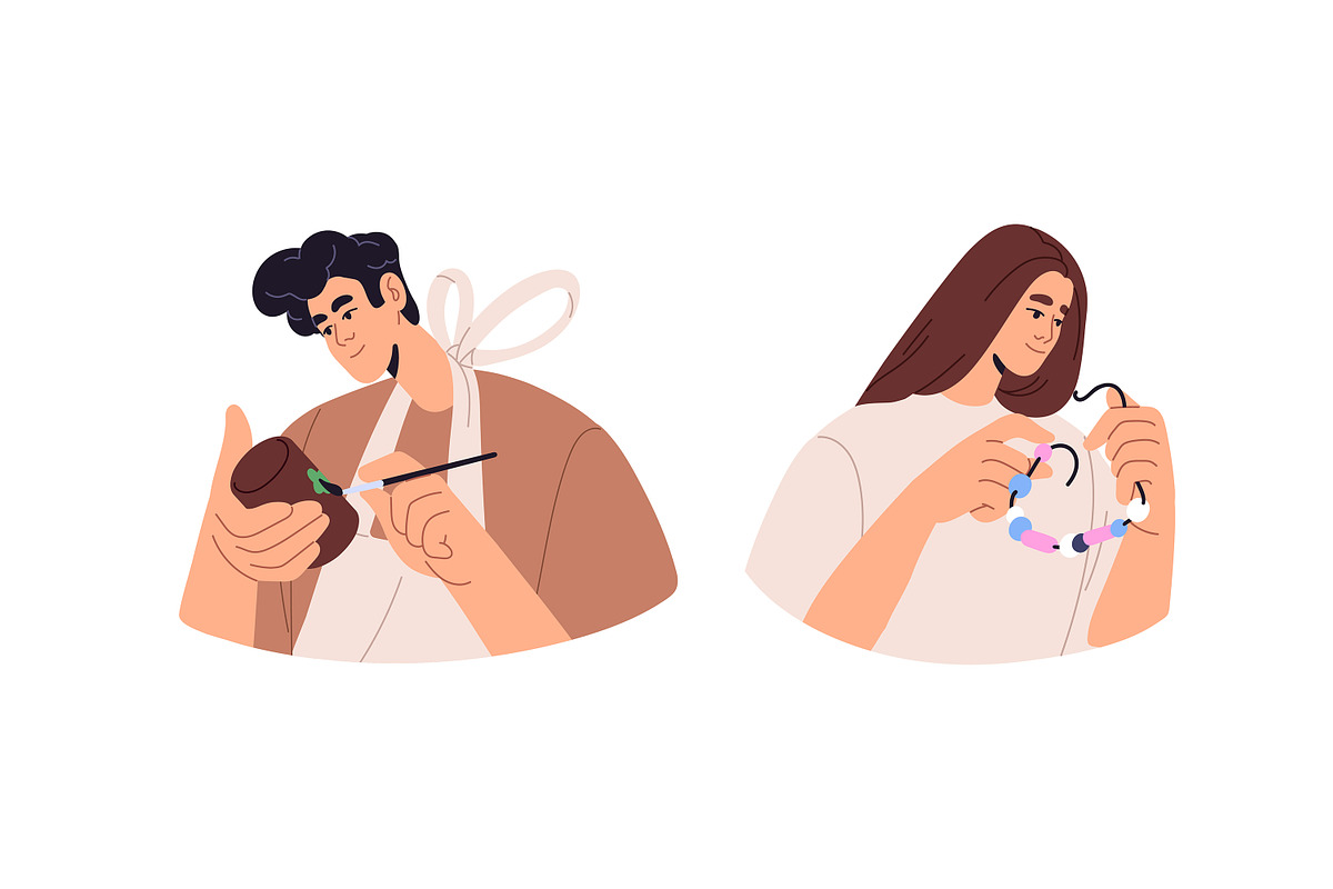 Creative professions and hobbies, a Person Illustration by PaperTrident (Photo 6 of 6)