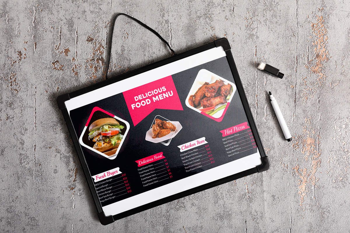 Restaurant Digital Signage & Menus, a Stationery Template by MRI STUDIO