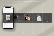 Influencer Instagram Pack | PS CANVA, a Social Media Template by Visuel Colonie® (Thumbnail 6 of 18)