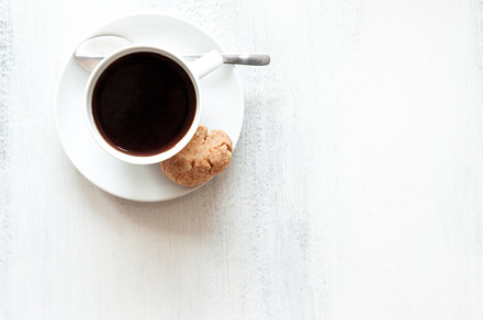 Coffee and cookies featuring coffee, breakfast, and photo, a Food & Drink Photo by IDA SHOP