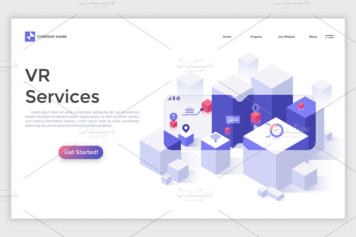Isometric Solutions Mini. Part 3, a Templates & Theme by Andrew Kras Design (Photo 3 of 16)