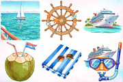 Cruise Adventure Summer Clipart PNG, a Seasonal Illustration by Canvas Craft (Thumbnail 5 of 5)