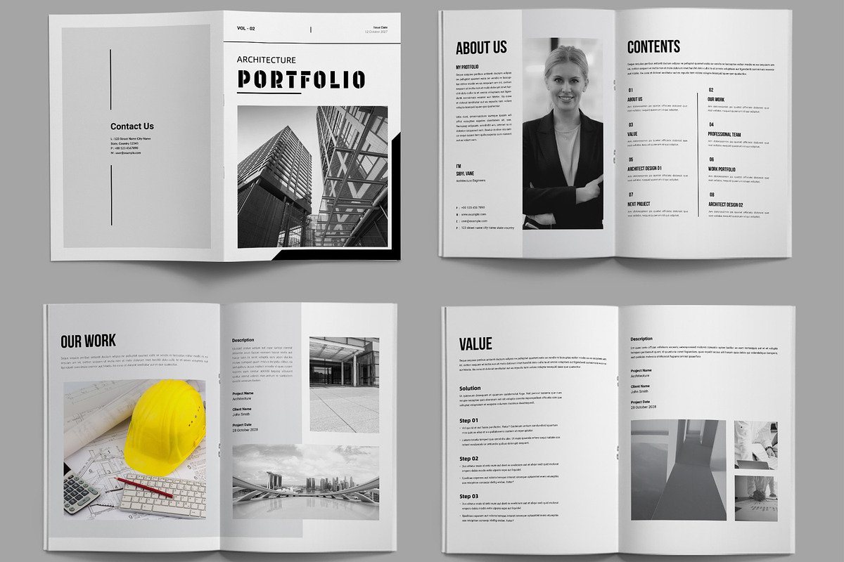 Architecture Company Brochure Design, a Brochure Template by ContestDesign (Photo 2 of 3)