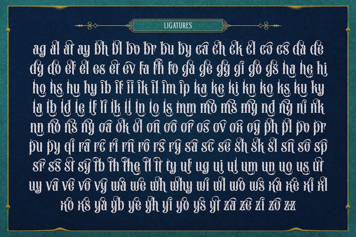 Brick Stone Victorian Typeface, a Blackletter Font by alit design (Photo 18 of 23)