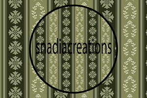 Blooming Stripes, a Pattern Graphic by snadiacreations