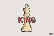 King PNG, Chess King T-Shirt, an Illustration by SharpMarketplace (Thumbnail 1 of 4)