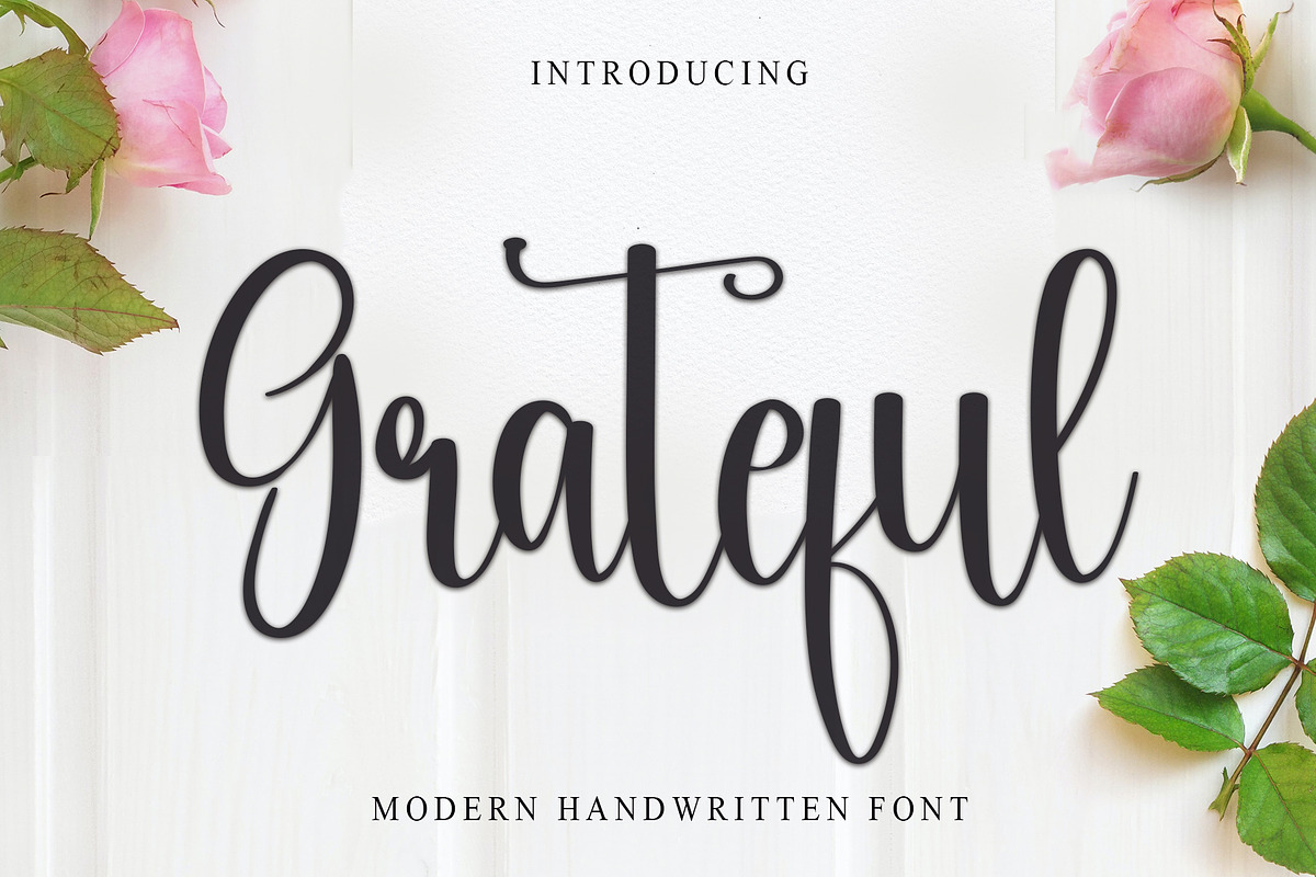 Grateful, a Handwritten Font by InermediaSTUDIO (Photo 1 of 6)