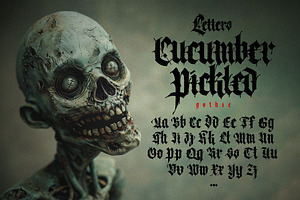Gothic vector letters - 023