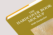 Hardcover Book w/ Dustjacket Mockup, a Books & Magazine Mockup by Illusiongraphic (Thumbnail 15 of 20)