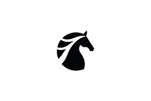 Negative Space Stallion Emblem, a Branding & Logo Template by Vectorium Studio