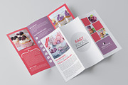 Cake & Bakery Shop Trifold Brochure, a Brochure Template by Business Flyers (Thumbnail 2 of 3)