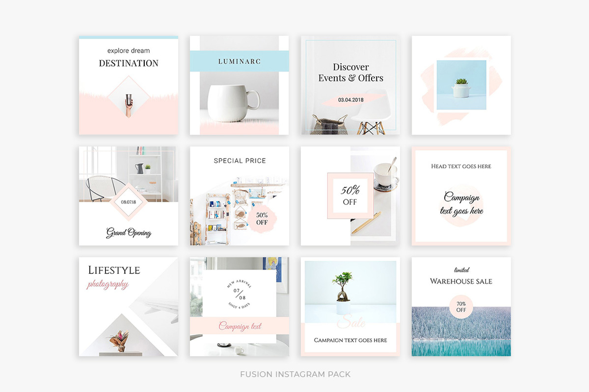 Clean Instagram Bundle, a Social Media Template by Swiss_cube (Photo 14 of 16)