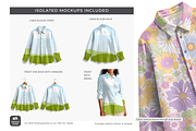 Ladies Linen Blouse Cava Mockup, a Shirt Mockup by Mockup Scene (Thumbnail 4 of 10)