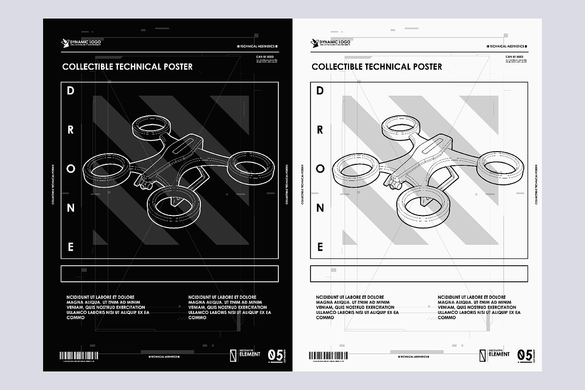 Abstract futuristic posters, a Technology Illustration by Andrew_Derr (Photo 3 of 6)