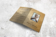 Cardboard Style Funeral Program, a Brochure Template by Final Tribute (Thumbnail 5 of 5)
