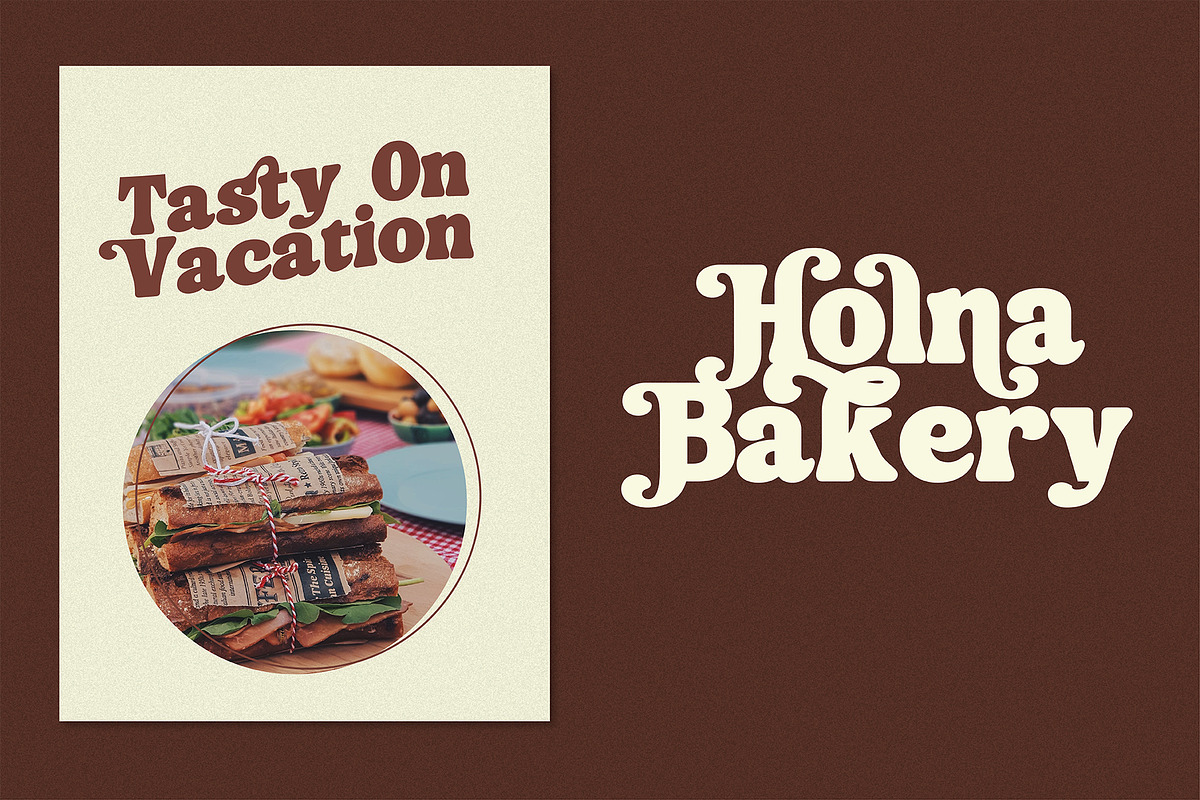 Silky Milky-Bold Retro Serif, a Serif Font by Violet Natural (Photo 8 of 12)