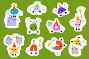 Cute Birthday Monsters Clipart, an Object Graphic by the_myro (Thumbnail 1 of 11)