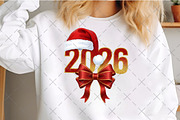 Glitter Happy New Year 2026 Png, an Illustration by Craft Nest (Thumbnail 6 of 6)