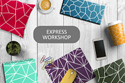 Color seamless polygon patterns, a Pattern Graphic by ExpressShop (Thumbnail 2 of 5)