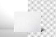 Standing Canvas Poster Mockup, a Print Template by Medialoot (Thumbnail 5 of 6)