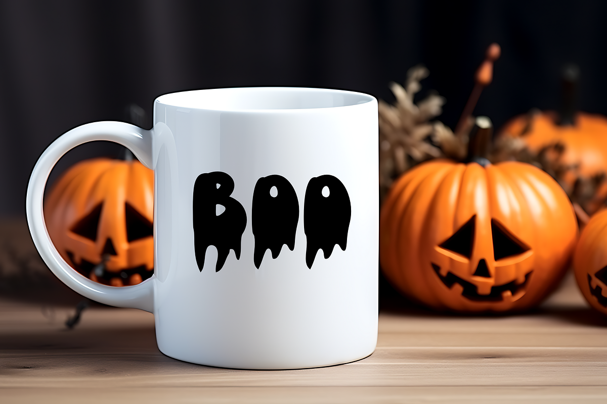 Retro Halloween Font, a Handwritten Font by Dm Studio (Photo 4 of 7)
