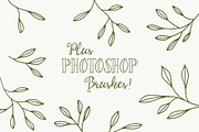 Olive Branch Clip Art & Vectors, a Graphic by The Pen and Brush (Thumbnail 5 of 5)