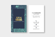 Halftone Business Card Template- S07, a Business Card Template by M6 Gallery (Thumbnail 2 of 5)