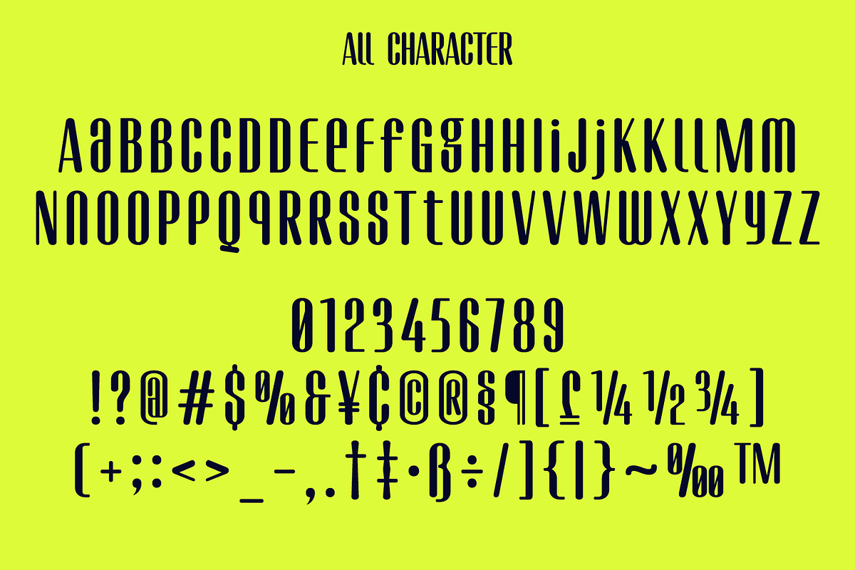 Olinkage – Modern Condensed Display, a Sans Serif Font by Haps Space (Photo 13 of 16)
