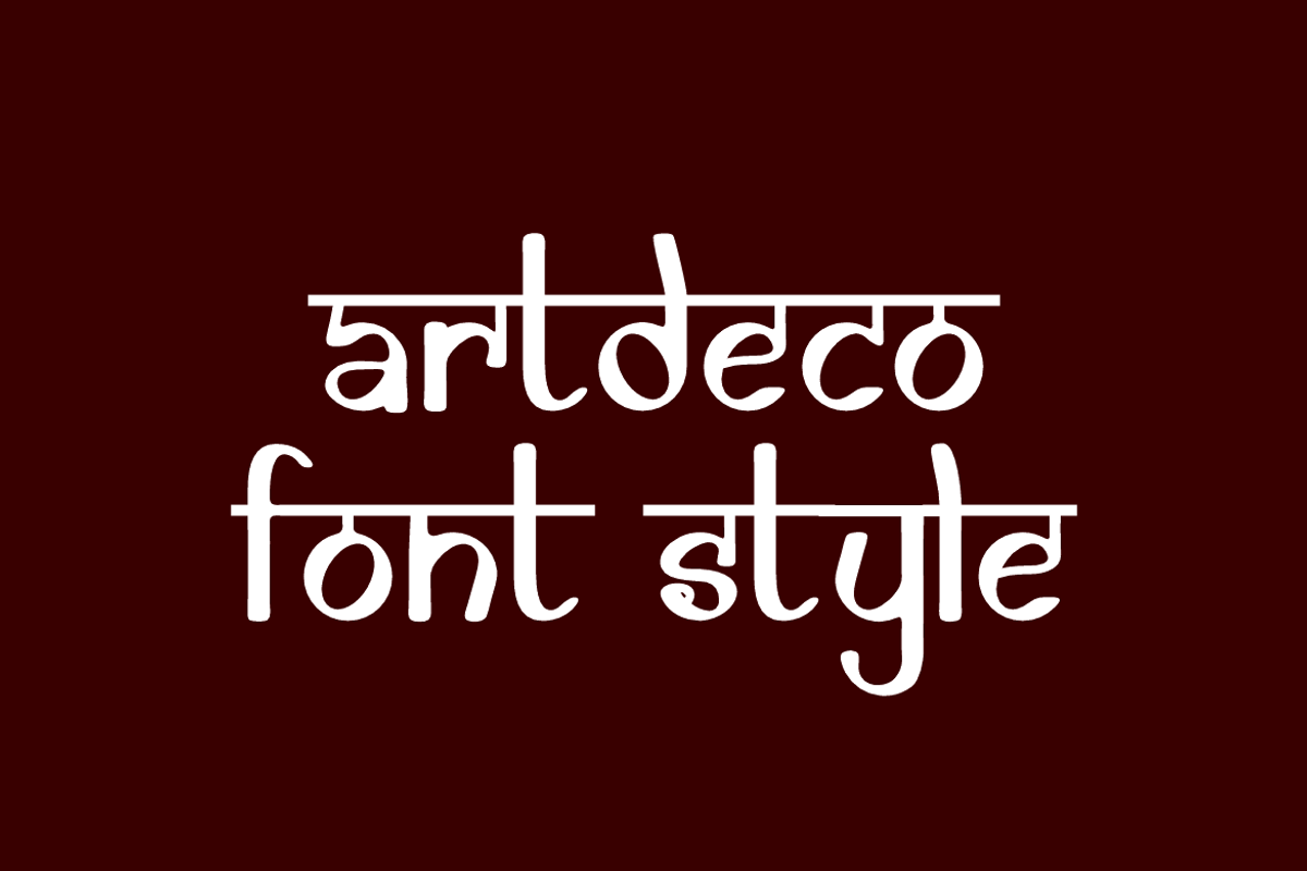 Shighar - Artdeco & Hindi Font, a Sans Serif Font by QR Design Studio (Photo 3 of 6)