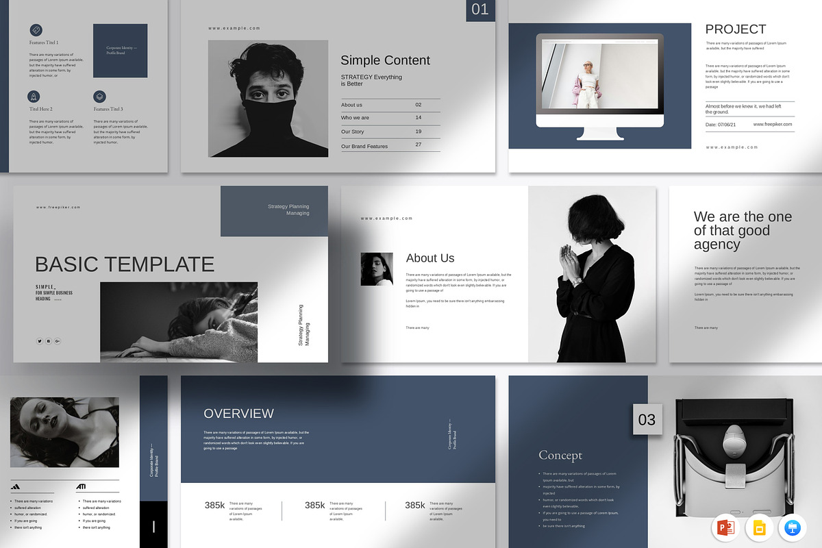 Minimal Creative Presentation, a Presentation Template by Dream-Lab (Photo 1 of 7)
