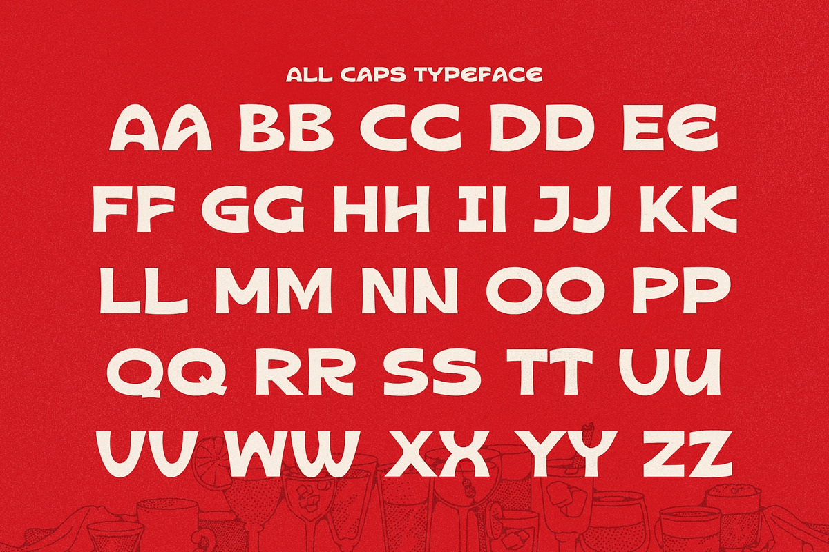 Fattura - Chunky Retro Food Font, a Sans Serif Font by HipFonts (Photo 9 of 15)