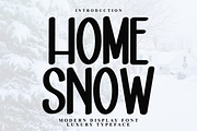 Home Snow, a Handwritten Font by InermediaSTUDIO (Thumbnail 1 of 8)