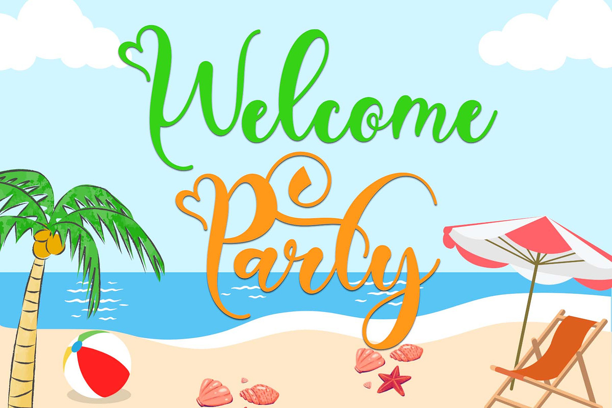 Summer Resort, a Handwritten Font by Yoga Letter (Photo 4 of 6)