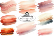 Watercolor Brushstroke Png, an Illustration by Designking (Thumbnail 1 of 4)