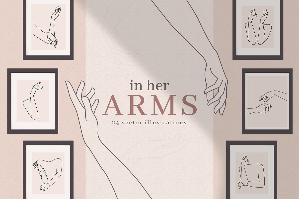 In Her Arms | Feminine Hands & Arms, an Illustration by amber&ink (Photo 1 of 7)