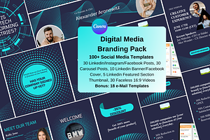 Technology SaaS Marketing Bundle, a Social Media Template by GrowthHackingStudio