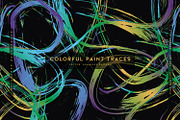 Colorful Paint Traces, a Wallpaper Graphic by MalyskaStudio (Thumbnail 1 of 13)